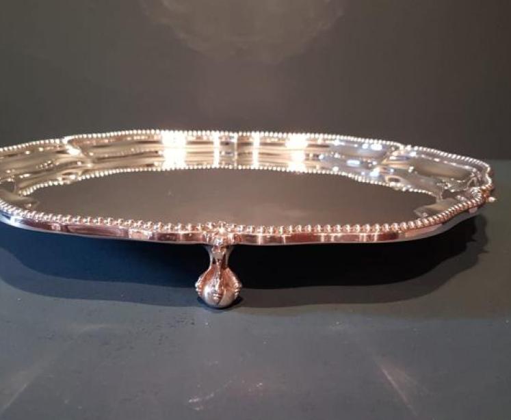 George V Silver 12" Salver - Image 2