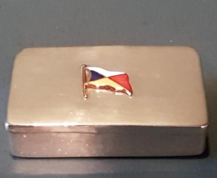 Silver and Enamel Trick Opening Vesta Case - Image 1