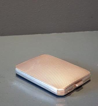 Silver George VI Coronation Match Book Case