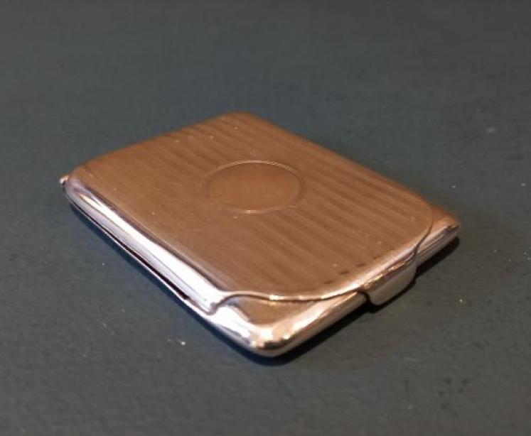 George V Period Silver Match Case Holder - Image 1