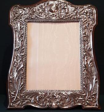 Large Edwardian Silver Photo Frame