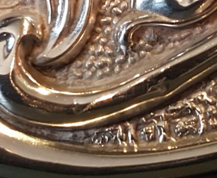 Large Edwardian Silver Photo Frame - Image 4