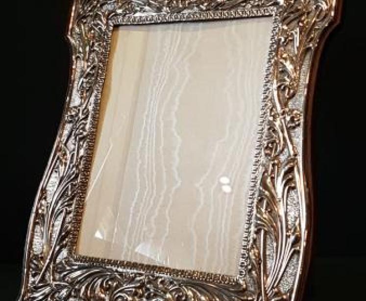 Large Edwardian Silver Photo Frame - Image 6