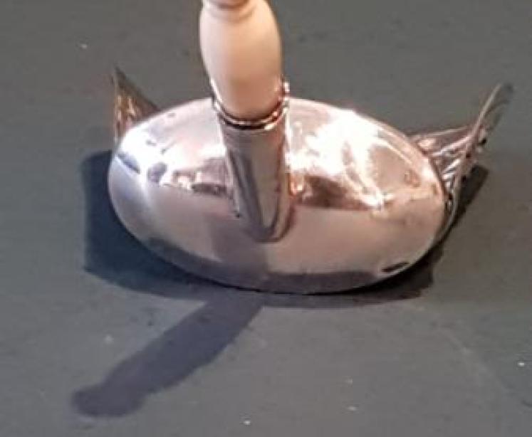 Victorian Silver Tea Scoop - Image 2