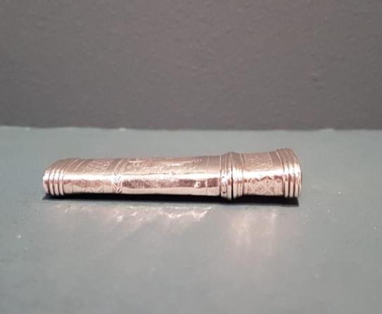 George III Silver Flensing Knife Case and Knives  - Image 2