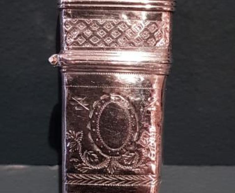 George III Silver Flensing Knife Case and Knives  - Image 7