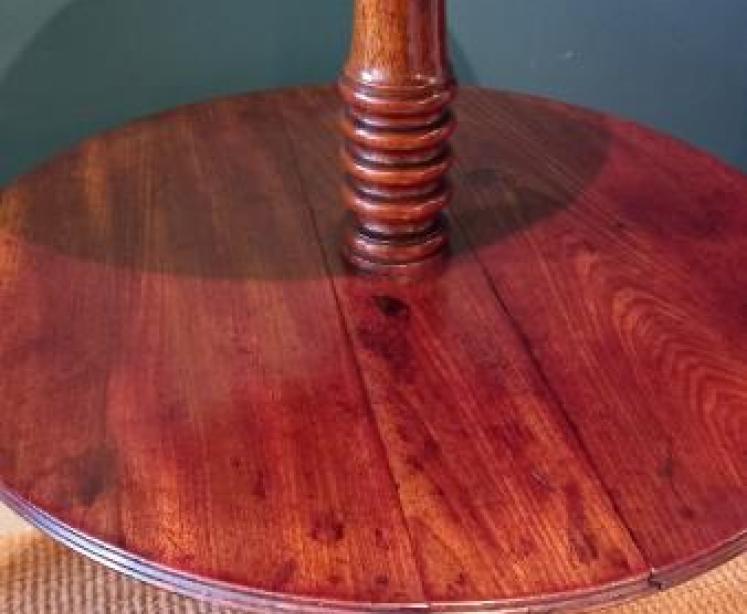 George III Period Two Tier Drop Leaf Dumb Waiter - Image 4