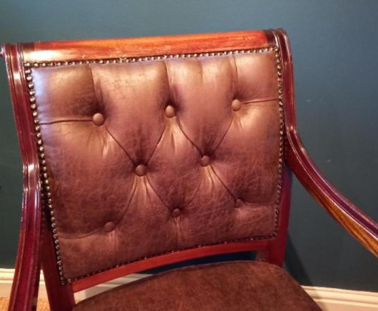 Late Regency Mahogany Carver Armchair - Image 3