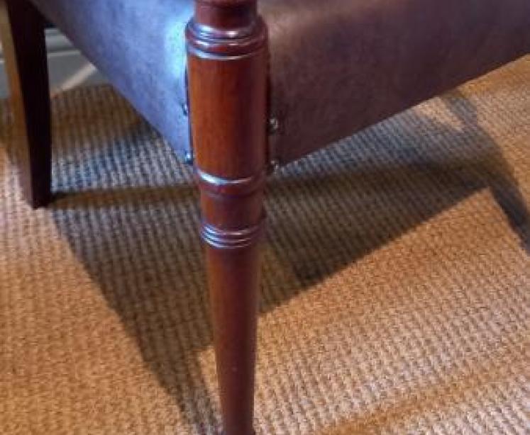 Late Regency Mahogany Carver Armchair - Image 5