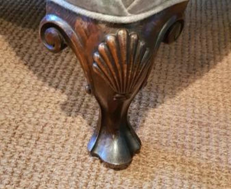 Late Victorian Wing Back Arm Chair - Image 5