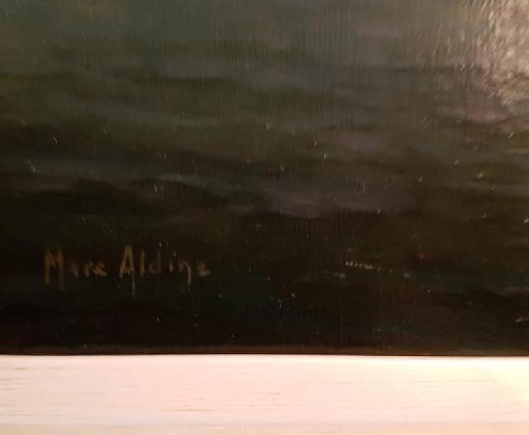 Fine Original Oil of Venice by Marc Aldine - Image 5