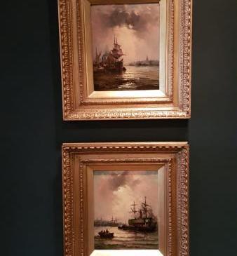 Pair of Oils by Acclaimed Marine Artist William Thornley