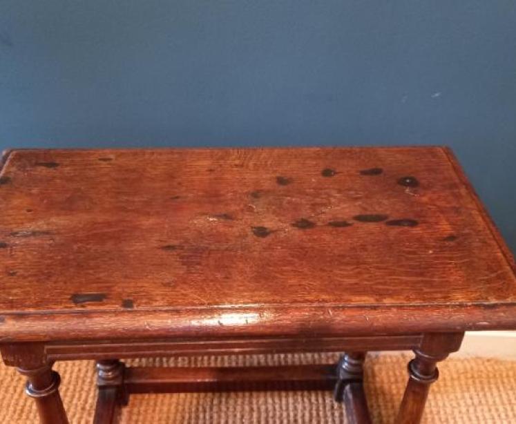 George III Period Oak Joint Stool - Image 3