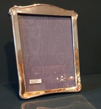 Large George V Period Silver Photo Frame