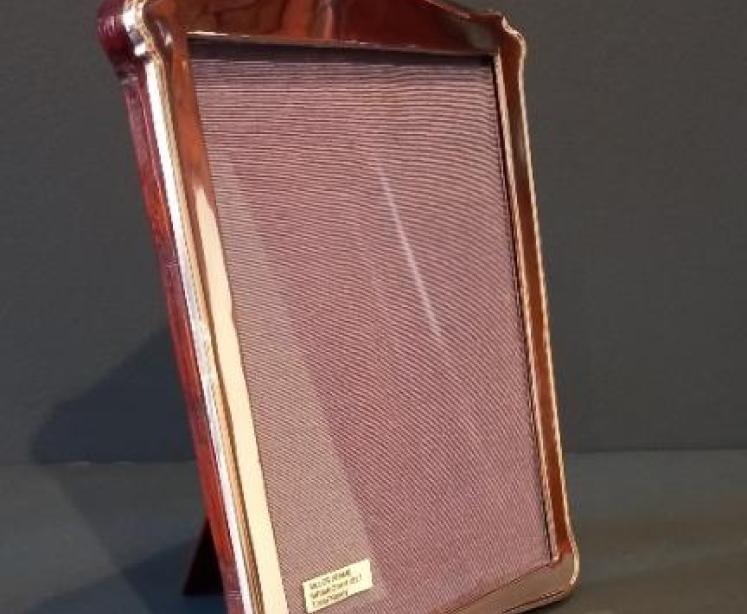 Large George V Period Silver Photo Frame - Image 5