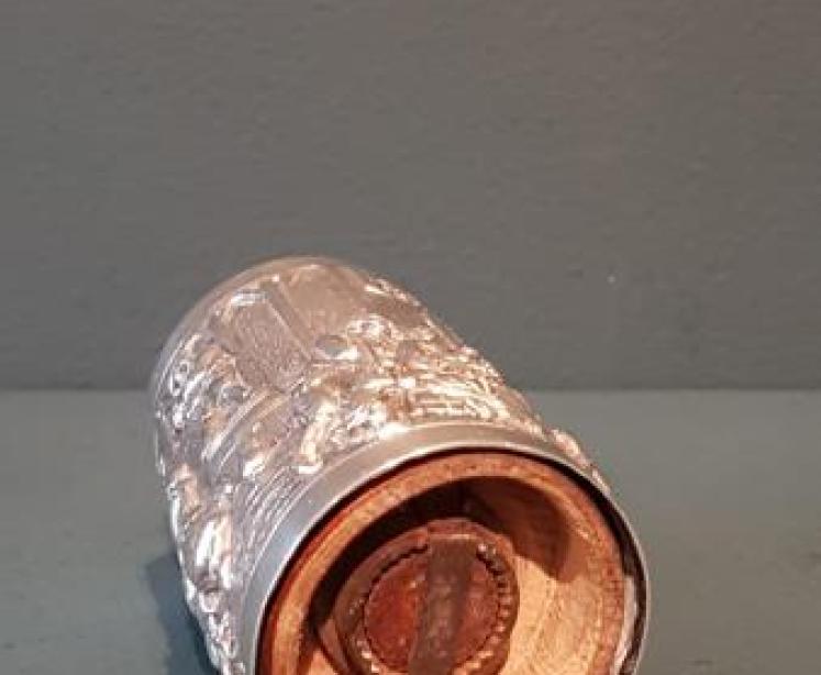 Victorian Silver Pepper Grinder - Image 2