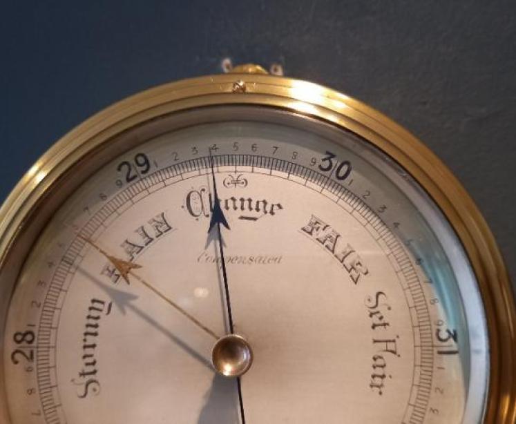 Victorian London Bulkhead Marine Barometer  - Image 3