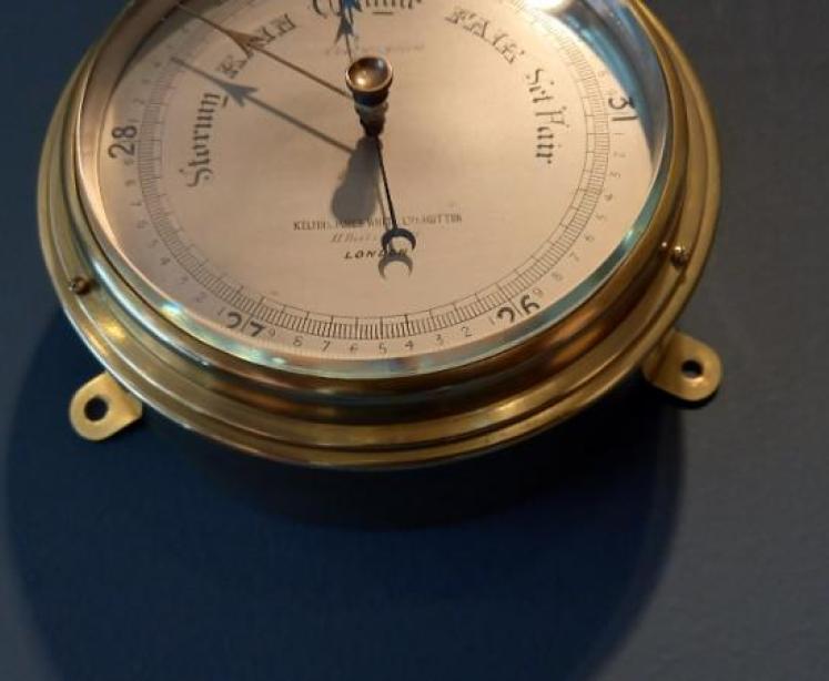 Victorian London Bulkhead Marine Barometer  - Image 5
