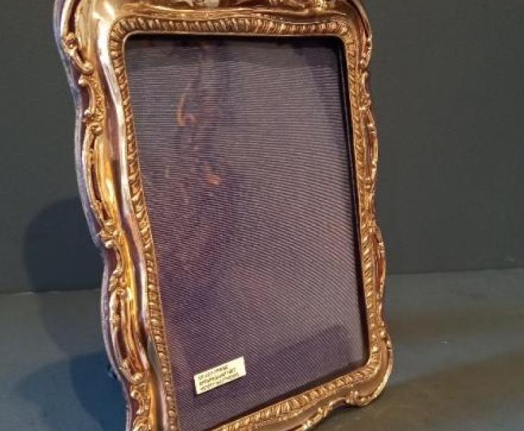 Large Edwardian Period Silver Shaped Photo Frame - Image 7