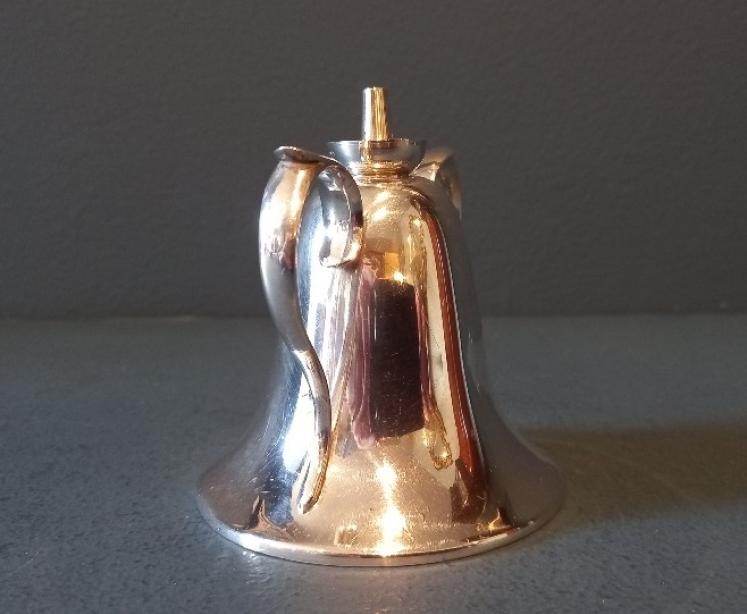 George V Period Silver Bell Shaped Table Lighter - Image 4
