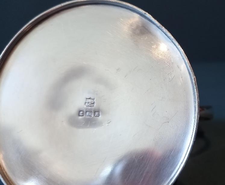 George V Period Silver Bell Shaped Table Lighter - Image 6