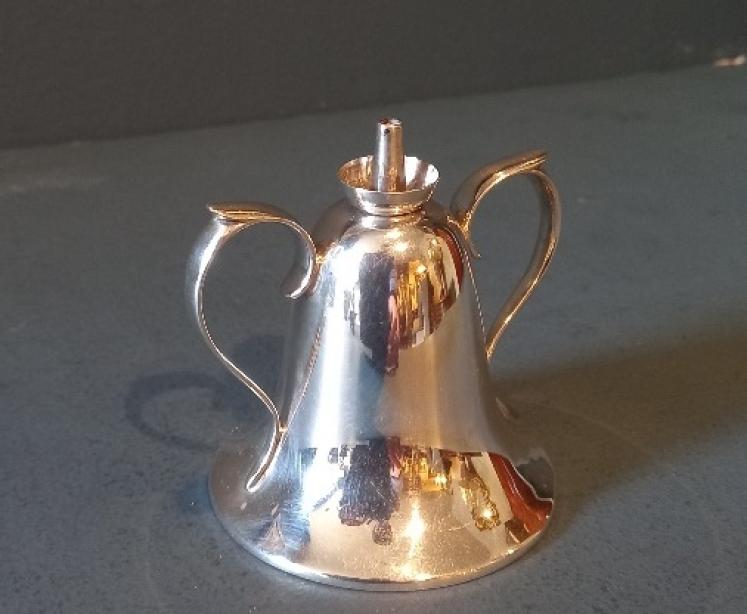 George V Period Silver Bell Shaped Table Lighter - Image 7