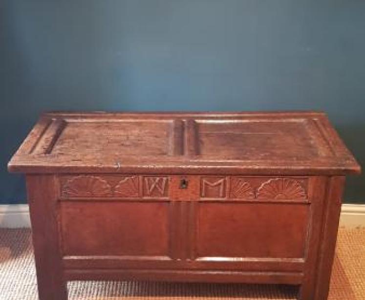George I Oak Coffer - Image 1