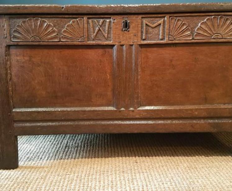 George I Oak Coffer - Image 2