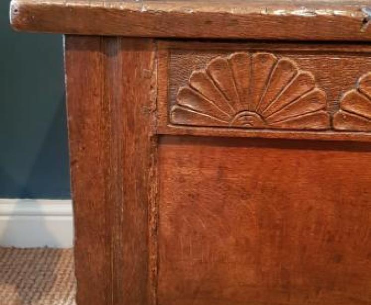 George I Oak Coffer - Image 7