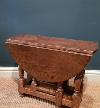 Small George III Style Occasional Oak Table