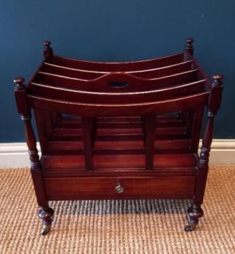 Regency Period Mahogany Canterbury