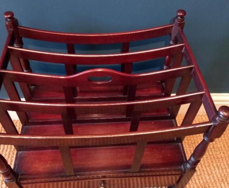 Regency Period Mahogany Canterbury - Image 2