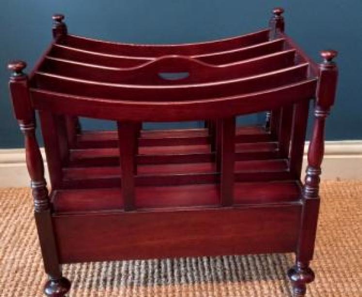 Regency Period Mahogany Canterbury - Image 4