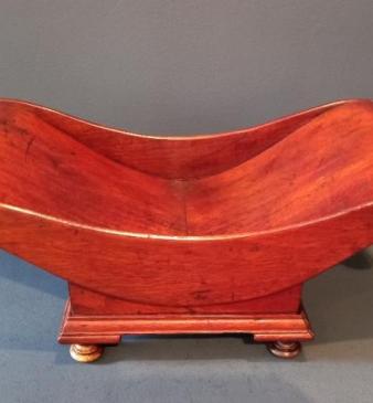 George III Period Mahogany Cheese Coaster