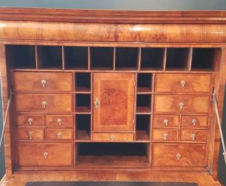 William and Mary Period Walnut Escritoire - Image 4