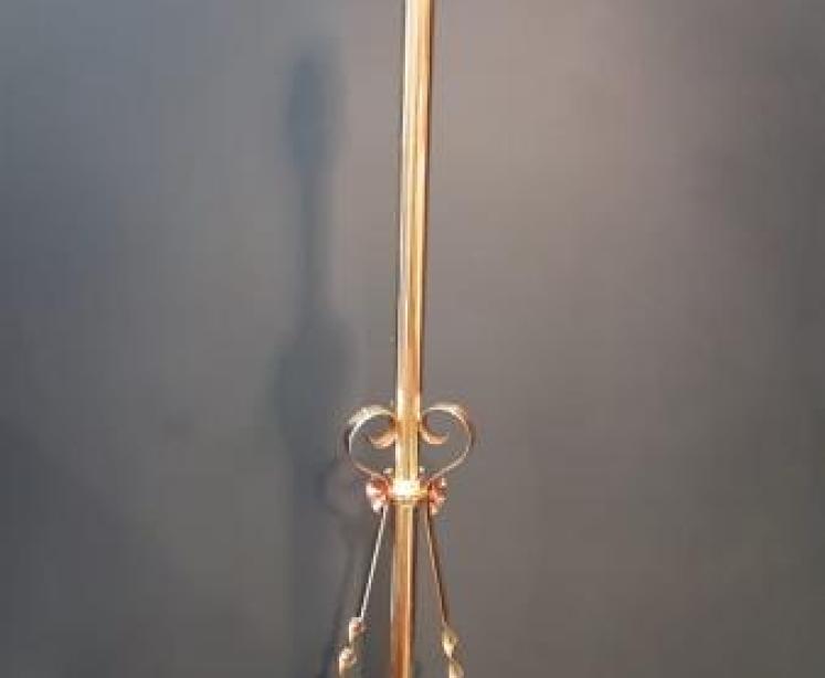 Edwardian Brass Lamp Standard - Image 1