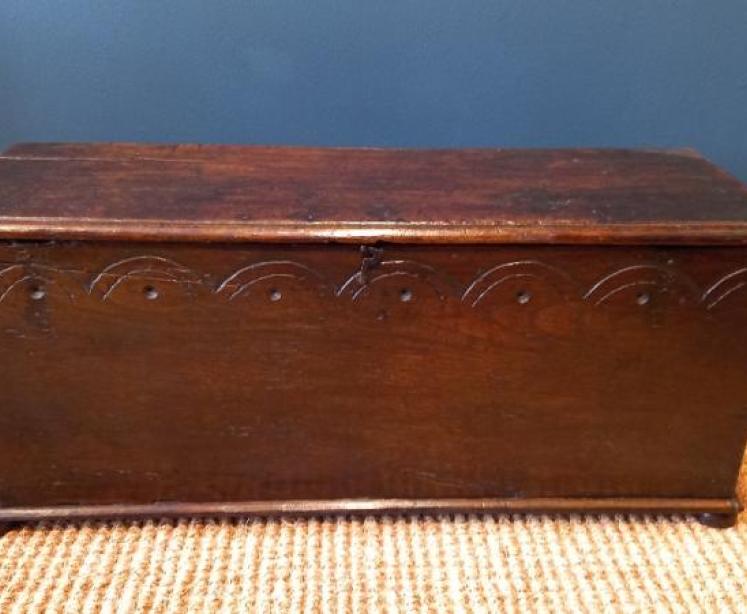 Small James II Period Oak Coffer c.1680 - Image 1