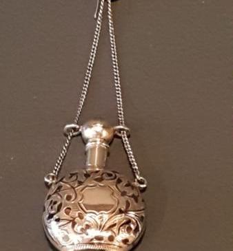 Victorian Russian Silver and Niello Scent 