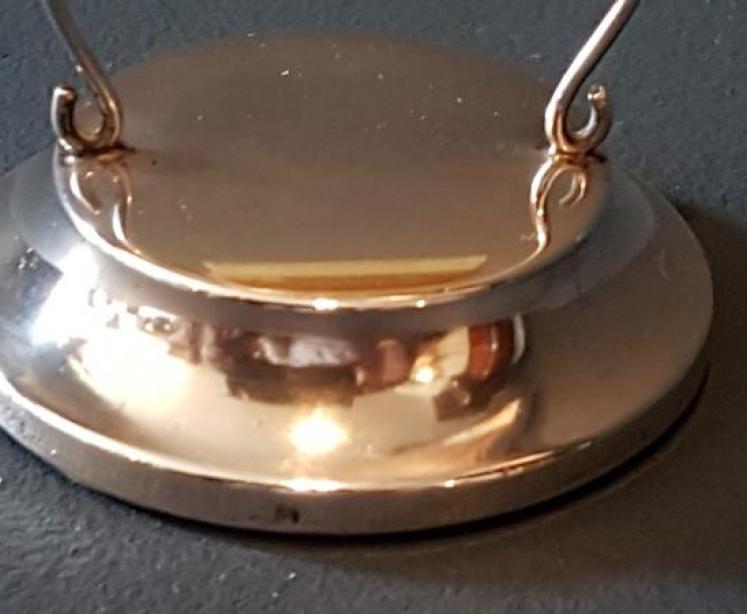 George V Period Silver Bridge Marker - Image 2