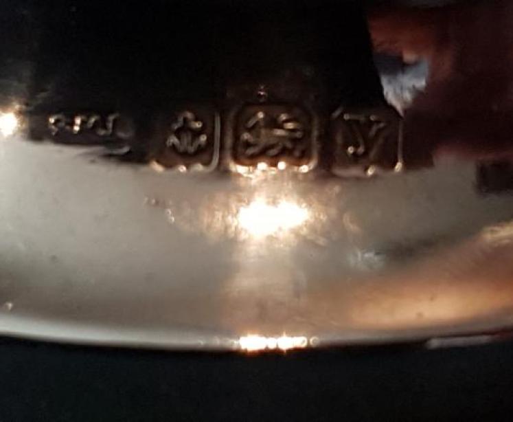 George V Period Silver Bridge Marker - Image 3