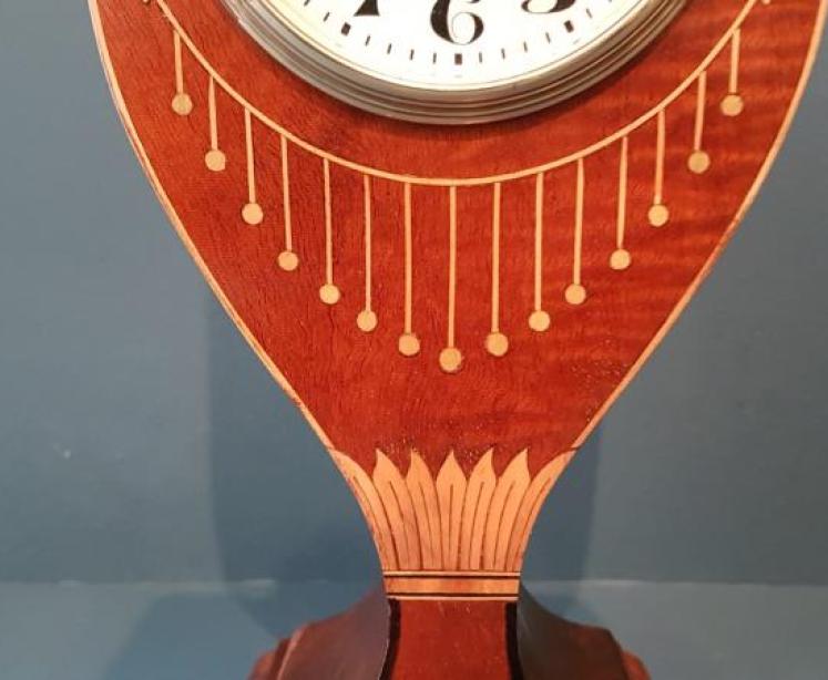 Fine Quality Inlaid Mahogany Mantel Clock - Image 5