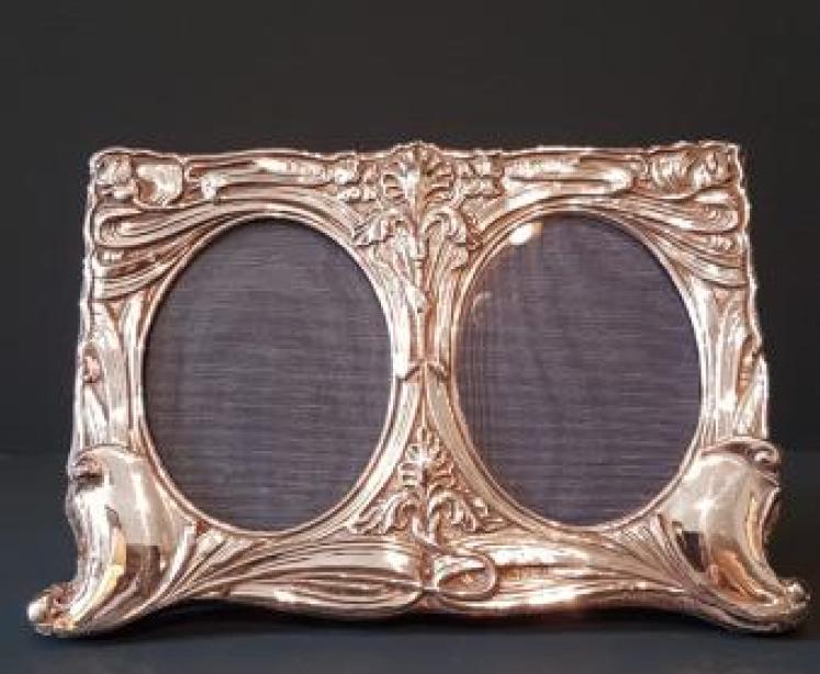 Edwardian Silver Art Nouveau Picture Frame - Image 1