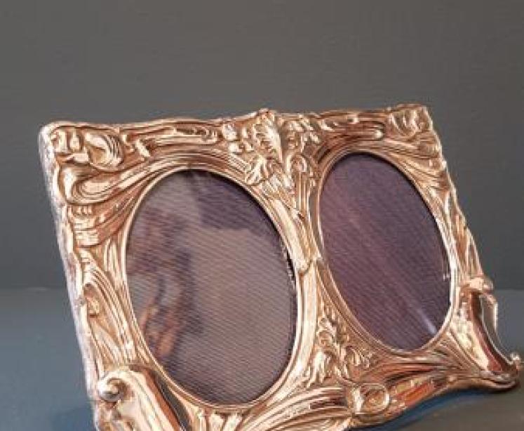 Edwardian Silver Art Nouveau Picture Frame - Image 2