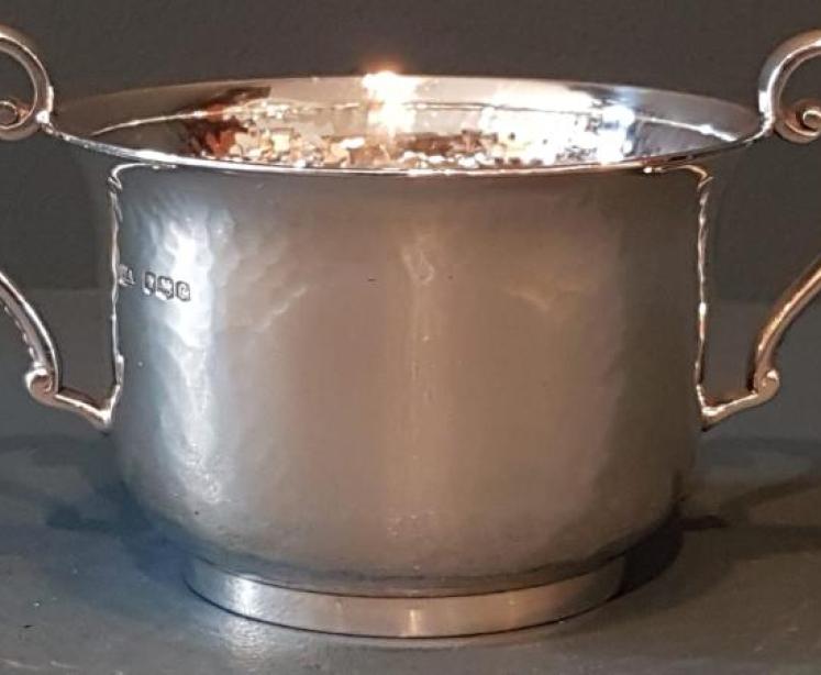 Planished Silver Poringer - Image 3