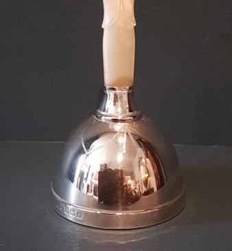 Edwardian Silver and Mother of Pearl Table Bell