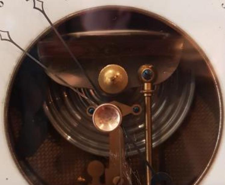 Victorian Oak Banjo Barometer - Image 6