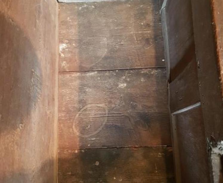 Early Carved Panel Coffer - Image 4