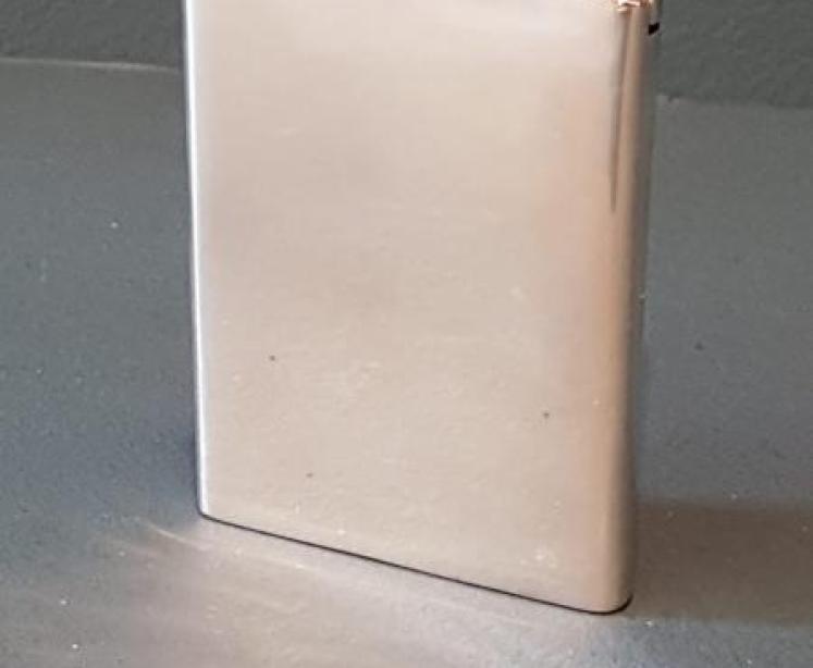 Victorian Silver Snap Top Card Case - Image 1