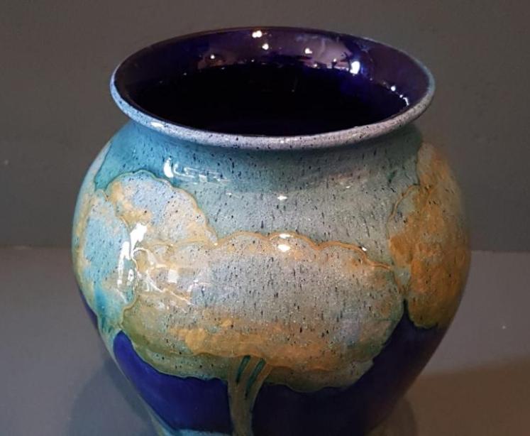 Superb Moorcroft Moonlit Blue Vase - Image 5