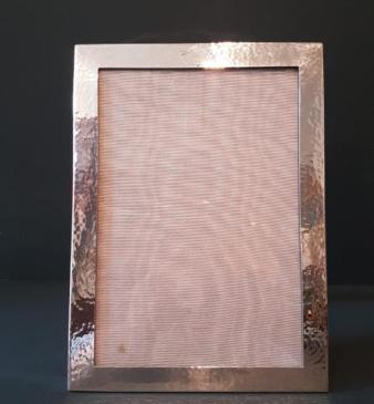 George V Planished Silver Frame